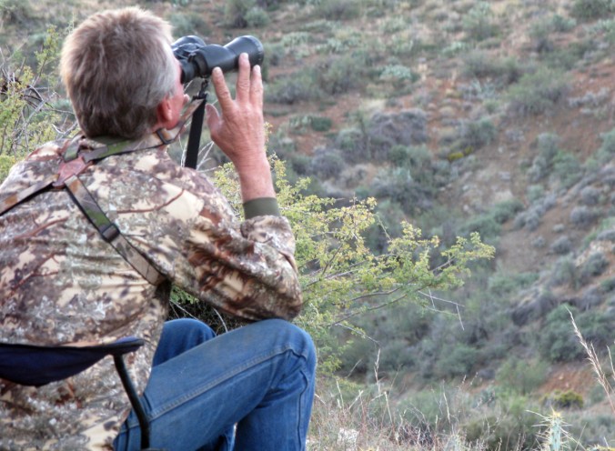 Deer Hunt--Glassing the Mountain Range